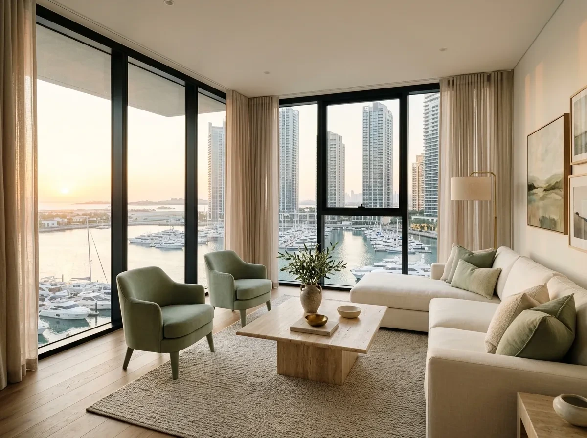 Marina Vista apartment overlooking the marina